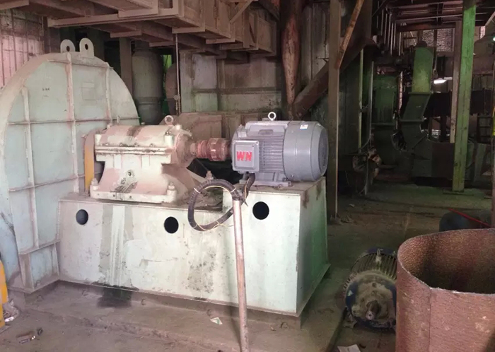 2025年12月17日陽春基(ji)地節能電機更(geng)換現場